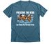 Preserve The Herd, a Heather Deep Teal Premium V-Neck Tee