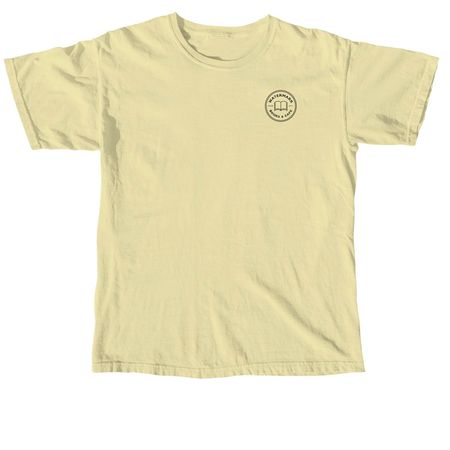 Watermark French Book Club T-Shirt, a Butter Comfort Colors Unisex Tee (back-view)