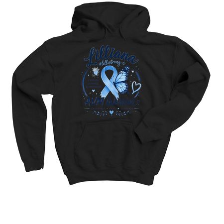 The #LilliStrong Collection, a Black Youth Pullover Hoodie