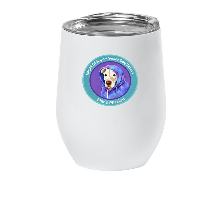 HOH Wine Glass, a White Insulated Wine Cup
