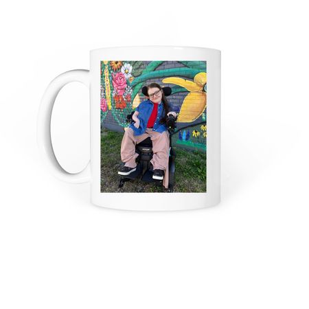 Totally Tori, a White Coffee Mug (back-view)