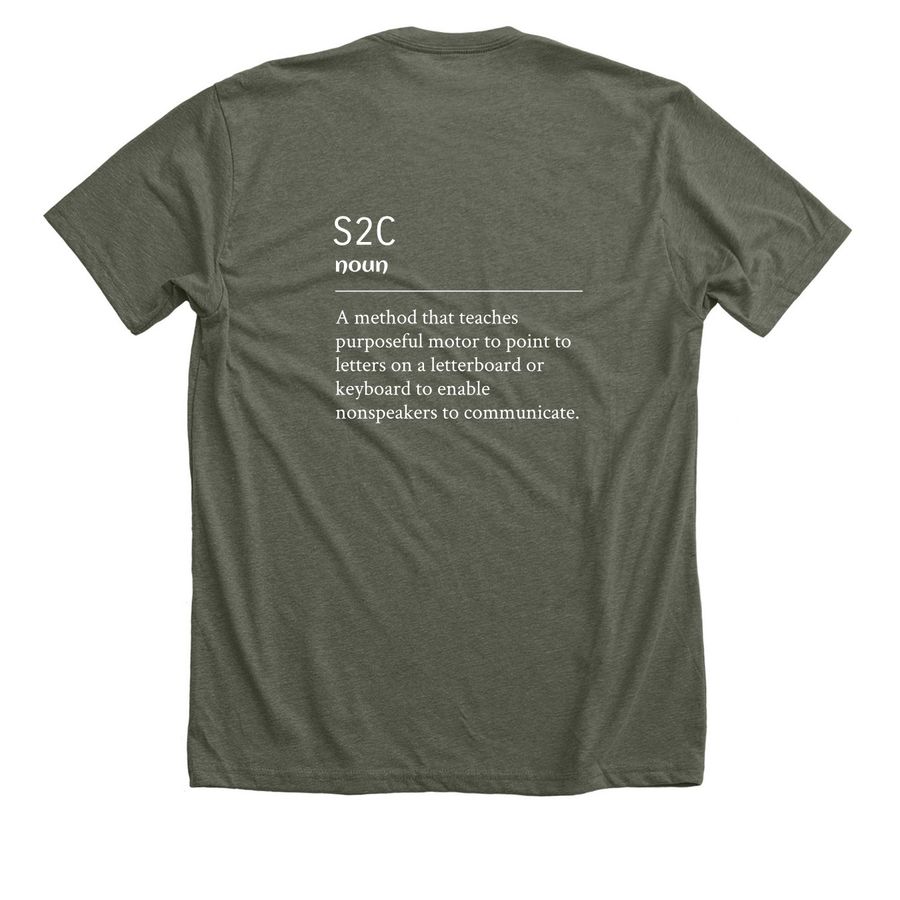 S2C Method T-Shirt, a Heather Military Green Premium Unisex Tee