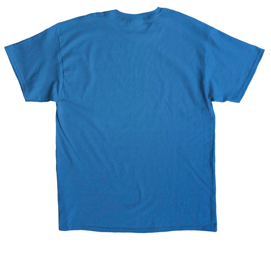 The Classic, a Sapphire Classic Unisex Tee (back-view)