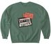 Monica Brie Mixtape Design, a Military Green Softstyle Crewneck Sweatshirt