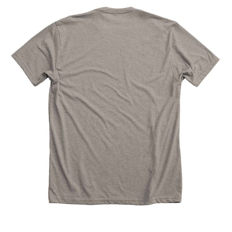 Dault Nature Preserve t-shirt, a Heather Stone Premium Unisex Tee (back-view)