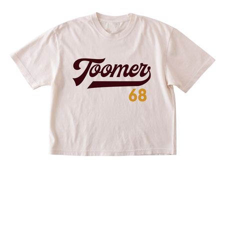 Toomer 68 - Cropped and Boxy Tees (Light), a Ivory Comfort Colors Boxy Tee