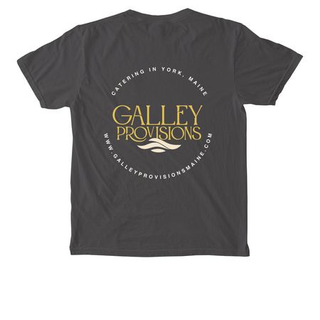 Galley Provisions Pocket Tee, a Pepper Comfort Colors Pocket Tee (back-view)
