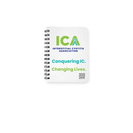 ICA Notebook, a White Spiral Notebook