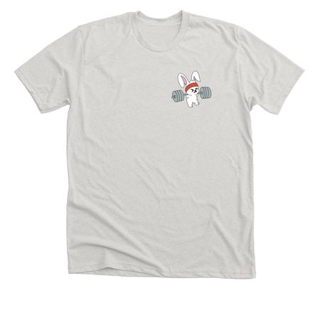 Bexley Strength Bunny, a Heather Cement Premium Unisex Tee