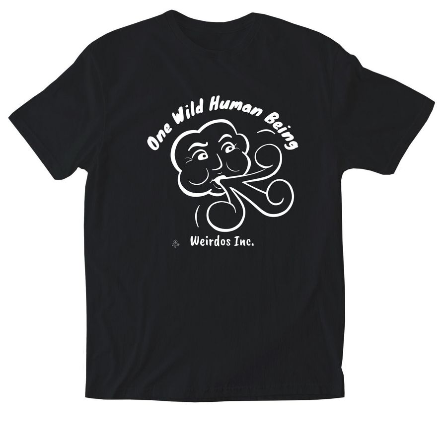 One Wild Human Being&nbsp;, a Black Softstyle Cotton Tee