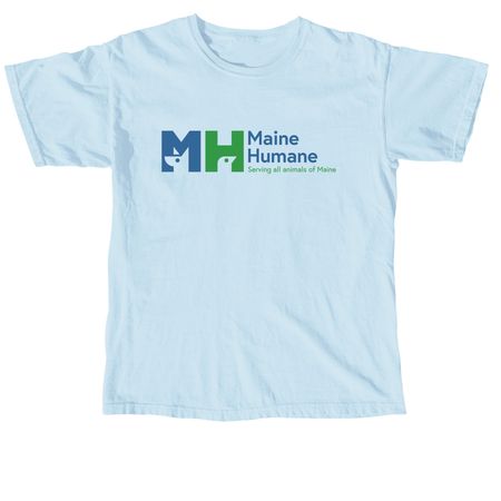 Maine Humane Logo Wear, a Chambray Comfort Colors Unisex Tee
