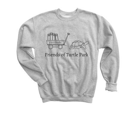 Friends of Turtle Park, a Sport Grey Youth Crewneck Sweatshirt