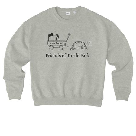 Friends of Turtle Park, a Heather Grey Stanley/Stella Ledger Dry Crewneck Sweatshirt