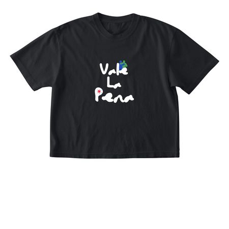 Vale La Pena, a Black Comfort Colors Boxy Tee