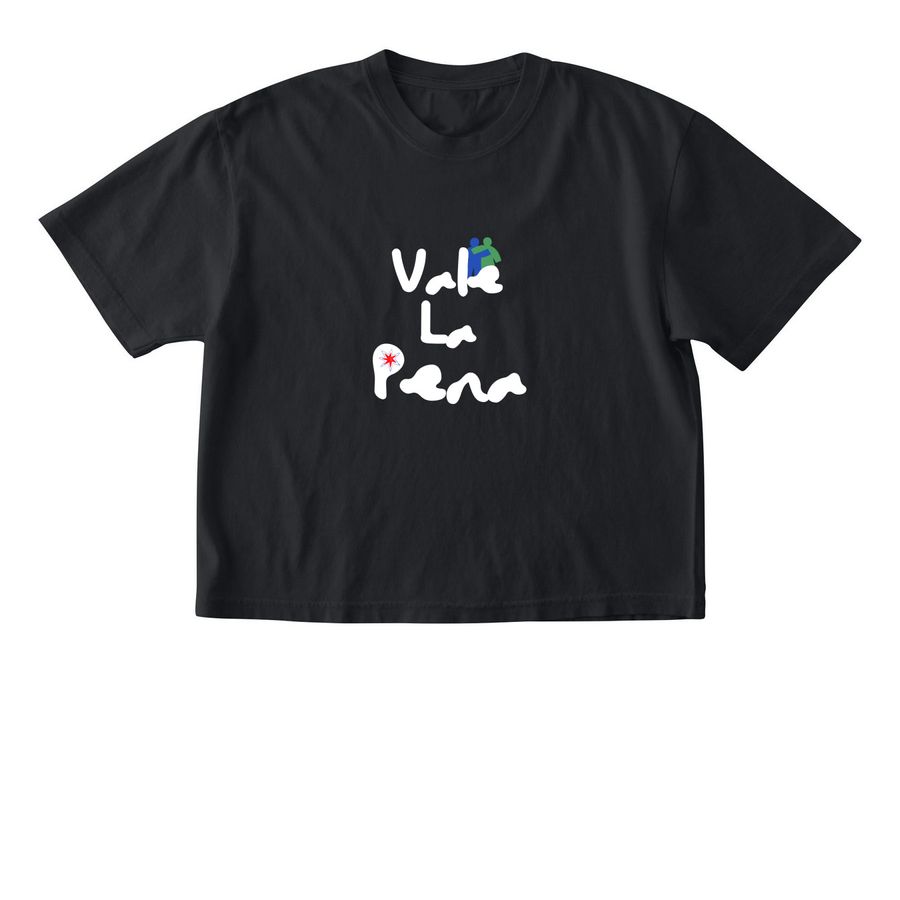 Vale La Pena, a Black Comfort Colors Boxy Tee