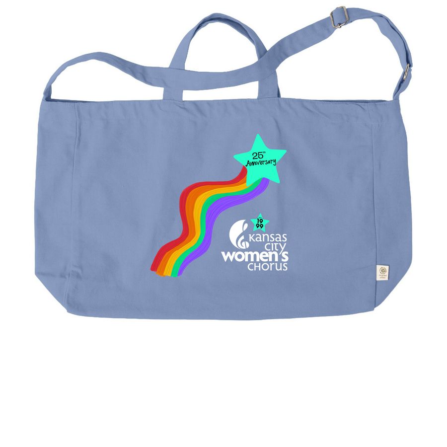 25th Anniversary Logo (Large) Totes, a Elemental Blue Reclaimist G2G Tote Bag