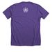 A Discovery of Yoga:&nbsp; WITCH, a Heather Team Purple Premium Unisex Tee (back-view)