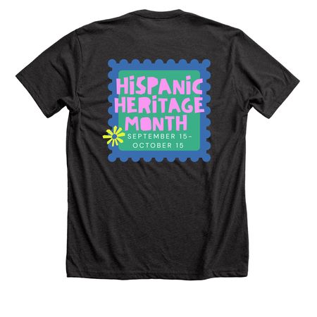 HLLSA Hispanic Heritage Month T-Shirt, a Dark Grey Heather Premium Unisex Tee