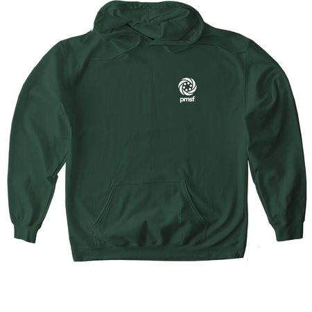 PMSF Simple Shirts, a Forest Green Softstyle Pullover Hoodie