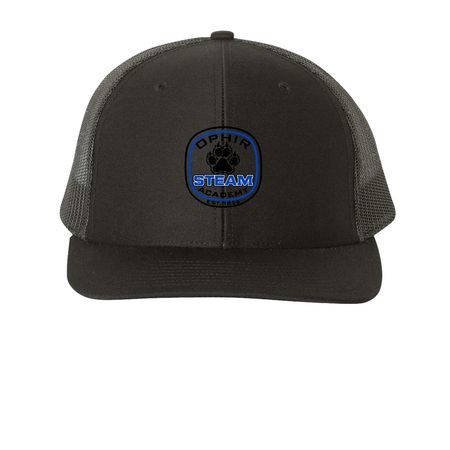 Classic Ophir Trucker 2, a Black Printed Snapback Trucker Cap