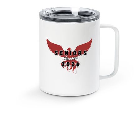 Class of 2026 Travel Mug, a White Stainless Steel Travel Mug