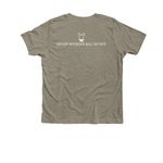 Bantam (Pilot), a Heather Stone Premium Youth Tee (back-view)