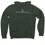 Bantam (Pilot), a Heather Forest Premium Pullover Hoodie (back-view)