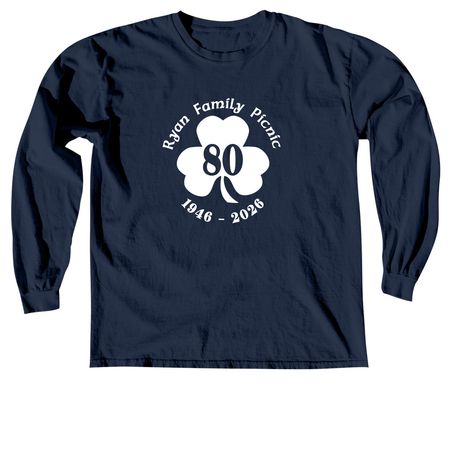 Long Sleeve T, a True Navy Comfort Colors Long Sleeve Tee
