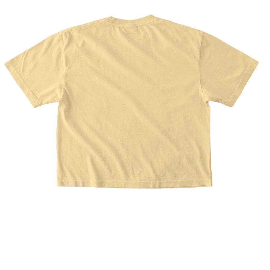 Beachy Keen, a Butter Comfort Colors Boxy Tee (back-view)
