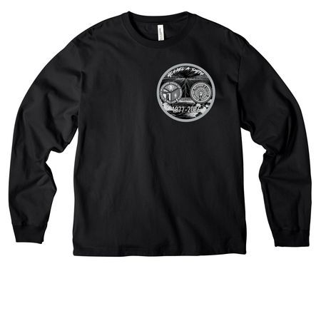 M. SMITH BLACK & GRAY&nbsp;, a Black Unisex Heavyweight Long Sleeve Tee