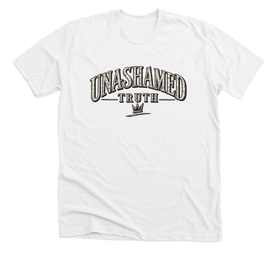 Rise & Soar, a Solid White Blend Premium Unisex Tee