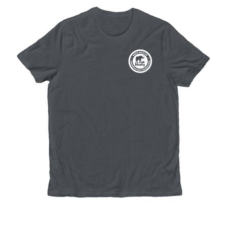 Allmade Cotton Tee w/ Round Logo, a Terrain Grey Allmade Organic Cotton Unisex Tee