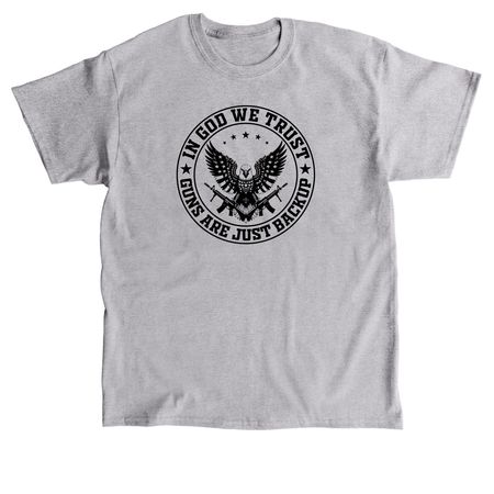 In God We Trust, a Sport Grey Classic Unisex Tee