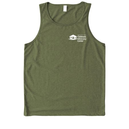 Mental Health Awareness Month: Brain, a Olive You Green Allmade Eco Triblend Tank