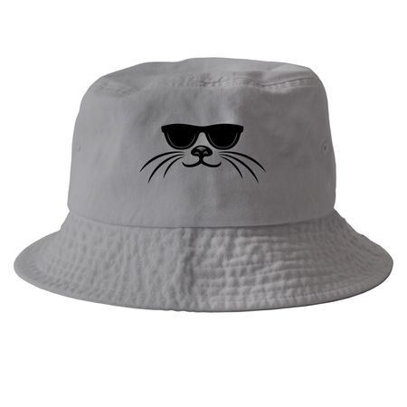 Jocassee Wild Child Outdoor Lab Experiences, a Grey Printed Bucket Hat