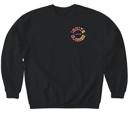 Ignite Summer Session, a Black Softstyle Crewneck Sweatshirt