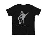 Be your own Sparkle, a Solid Black Blend Premium Youth Tee (back-view)