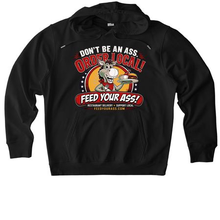 DON'T BE AN ASS!, a Black Stanley/Stella Unisex Cruiser 2.0 Pullover Hoodie