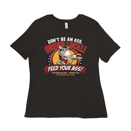 DON'T BE AN ASS!, a Black Women?s Relaxed Cotton Tee