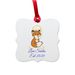 Holiday Ornament, a White Aluminum Square Ornament