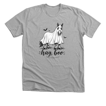 Hay, boo 2.0, a Athletic Heather Premium Unisex Tee