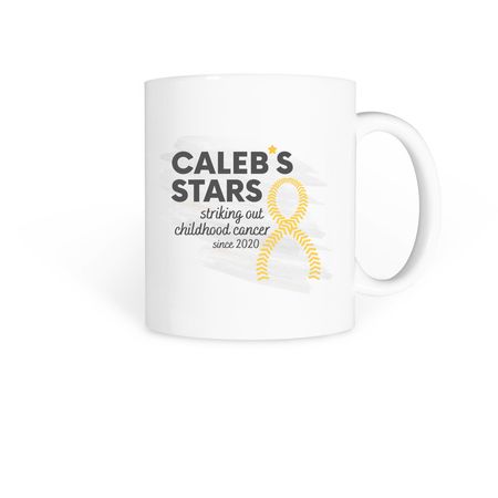 Caleb's Stars 2026: Mugs, a White Coffee Mug