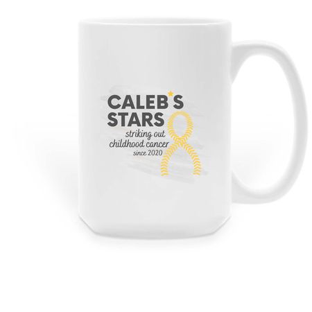 Caleb's Stars 2026: Mugs, a White Large Coffee Mug