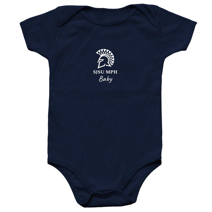 SJSU MPH Baby, a Navy Infant Onesie