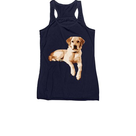 Misbehaving Miss Maven, a Navy Women's Racerback
