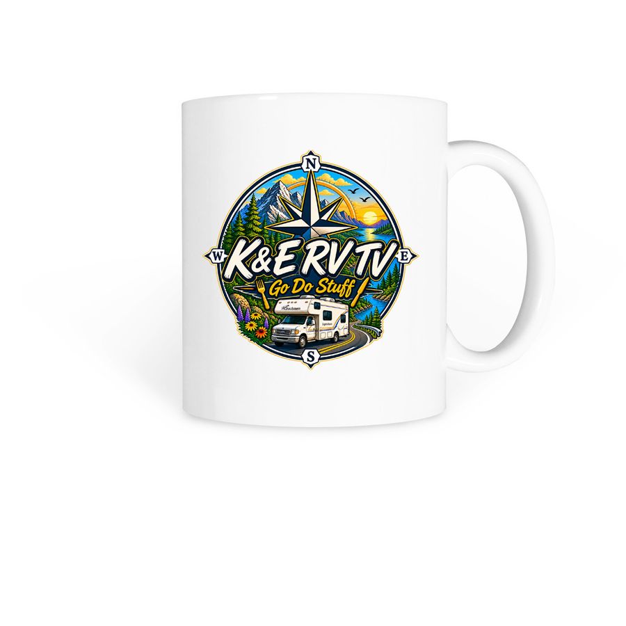 Go Do Stuff, a White Coffee Mug