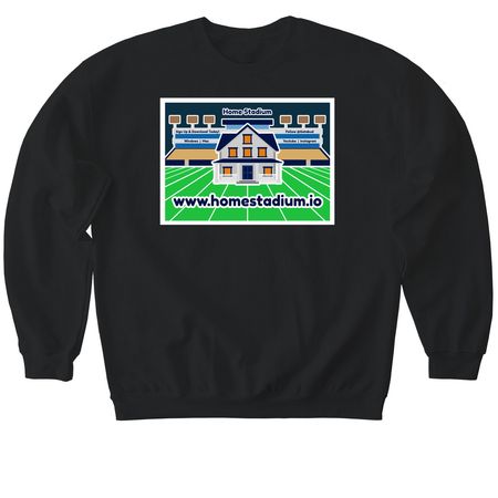Home Stadium 2026, a Black Softstyle Crewneck Sweatshirt