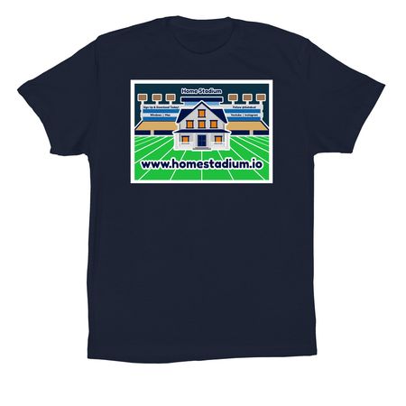 Home Stadium 2026, a Navy Premium Cotton Tee