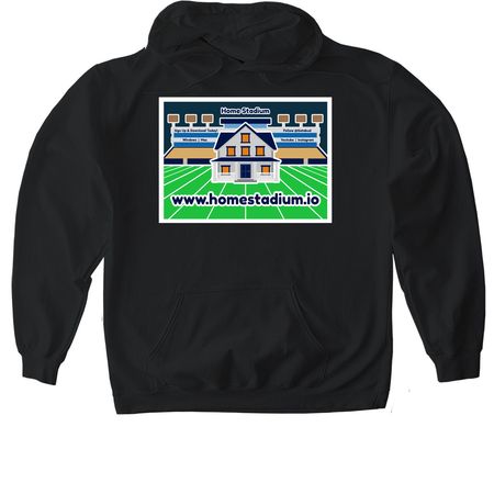 Home Stadium 2026, a Black Gildan Softstyle Pullover Hoodie