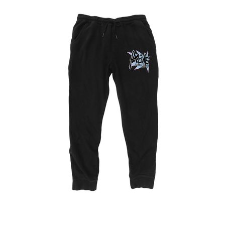 Alive Pants, a Black Midweight Fleece Joggers